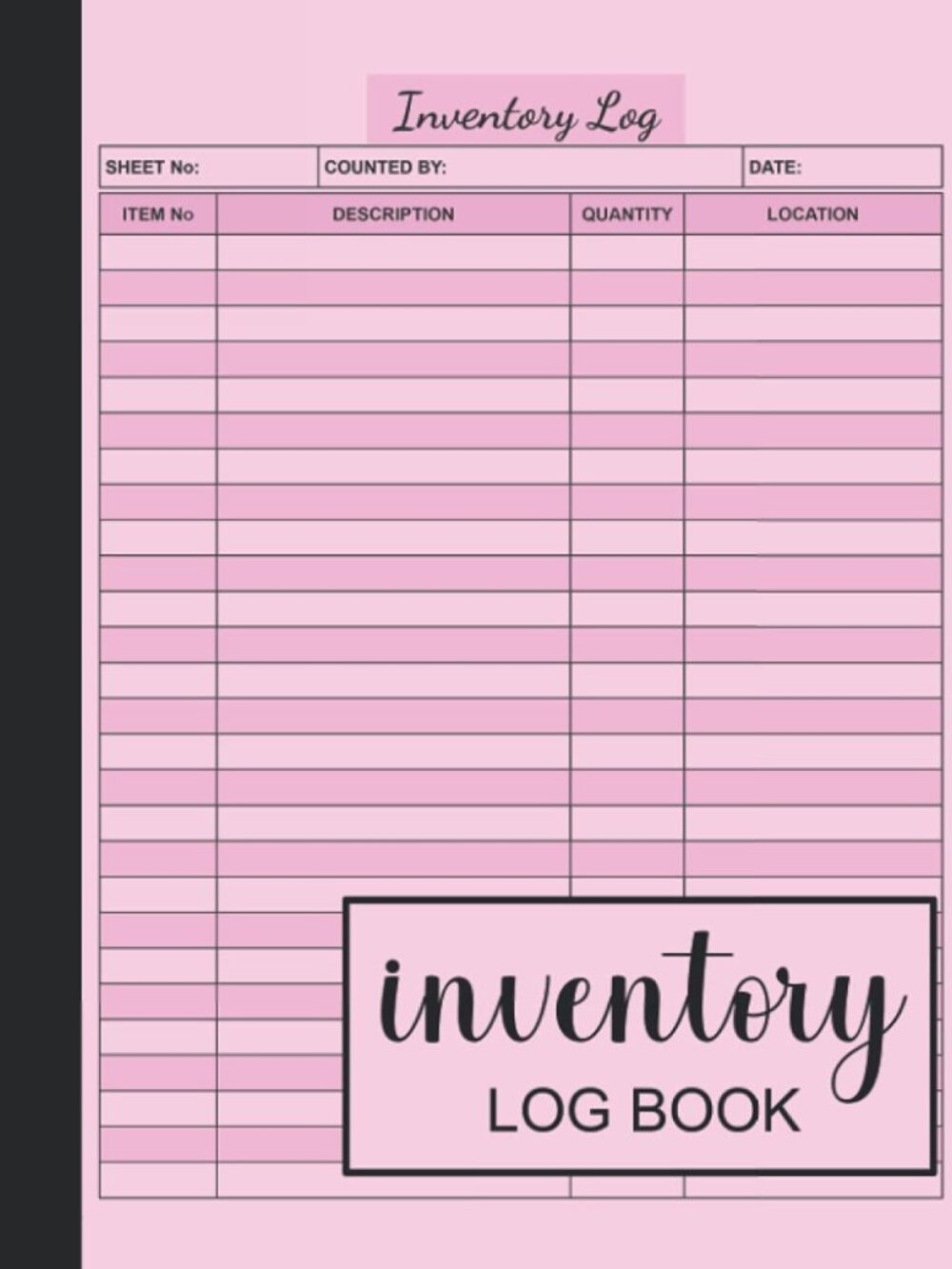 Inventory Log Book: Simple Inventory Book For Small Business Or Personal | Inven - Picture 1 of 2